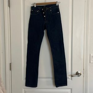 A.P.C dark wash jeans